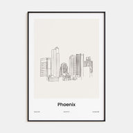 Phoenix Drawn Poster