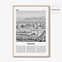 Phoenix Print Black and White No 1, Phoenix Wall Art, Phoenix Poster, Phoenix Photo, Phoenix Decor, Arizona, USA, United States