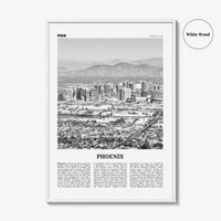 Phoenix Print Black and White No 1, Phoenix Wall Art, Phoenix Poster, Phoenix Photo, Phoenix Decor, Arizona, USA, United States