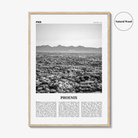 Phoenix Print Black and White No 2, Phoenix Wall Art, Phoenix Poster, Phoenix Photo, Phoenix Decor, Arizona, USA, United States