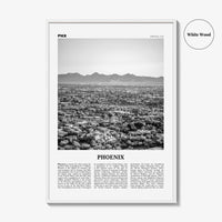 Phoenix Print Black and White No 2, Phoenix Wall Art, Phoenix Poster, Phoenix Photo, Phoenix Decor, Arizona, USA, United States