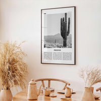 Phoenix Print Black and White No 3, Phoenix Wall Art, Phoenix Poster, Phoenix Photo, Phoenix Wall Décor, Phoenix Map, Arizona, USA