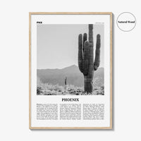 Phoenix Print Black and White No 3, Phoenix Wall Art, Phoenix Poster, Phoenix Photo, Phoenix Wall Décor, Phoenix Map, Arizona, USA