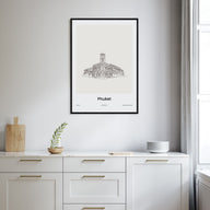 Phuket Drawn Poster