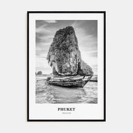 Phuket Portrait B&W Poster
