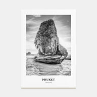 Phuket Portrait B&W Poster
