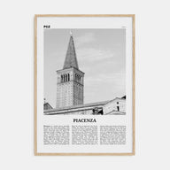 Piacenza Travel B&W Poster