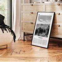 Piedmont Print Black and White, Piedmont Wall Art, Piedmont Poster, Piedmont Photo, Piedmont Wall Décor, Piedmont Map,