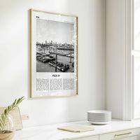 Pier 39 Print Black and White, Pier 39 Wall Art, Pier 39 Poster, Pier 39 Photo, Pier 39 Wall Décor, Pier 39 Map, San Francisco, California
