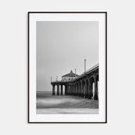 Pier Photo B&W No 2 Poster