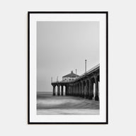 Pier Photo B&W No 2 Poster
