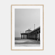 Pier Photo B&W No 2 Poster