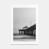 Pier Photo B&W No 2 Poster