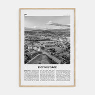 Pigeon Forge Travel B&W Poster