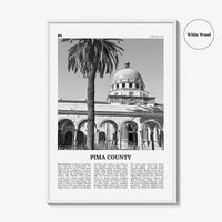 Pima County Print Black and White, Pima County Wall Art, Pima County Poster, Pima County Photo, Pima County Wall Décor, Pima County Map