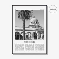 Pima County Print Black and White, Pima County Wall Art, Pima County Poster, Pima County Photo, Pima County Wall Décor, Pima County Map