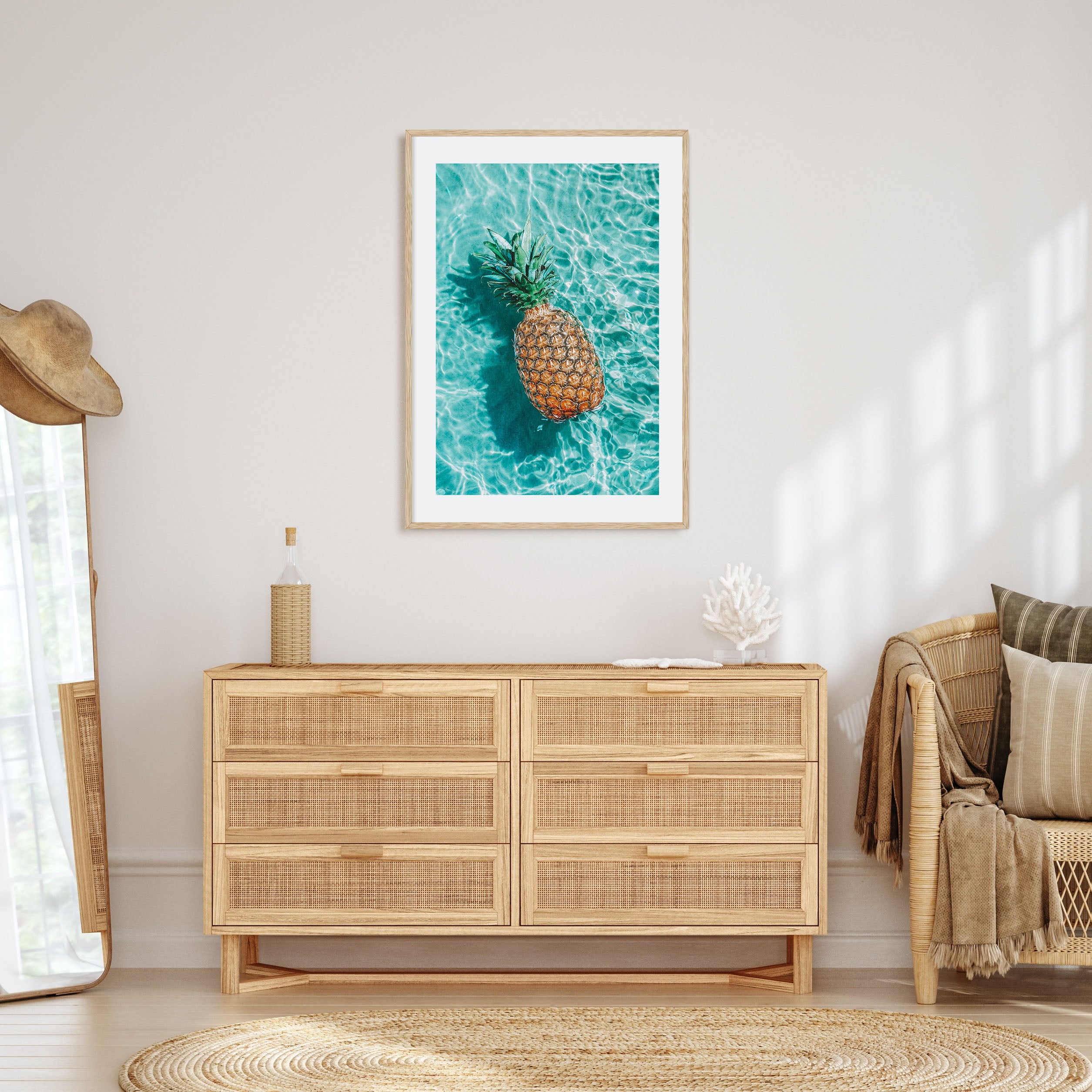 Pineapple Photo Color No 1 Poster