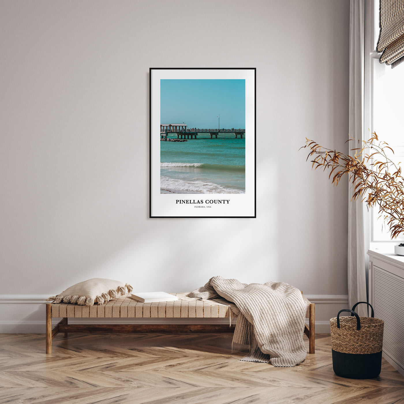 Pinellas County Portrait Color Poster