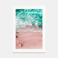 Pink Sandy Beach Photo Color No 1 Poster