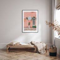 Pink Wall Photo Color Poster