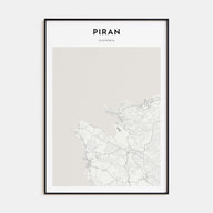 Piran Map Portrait Poster