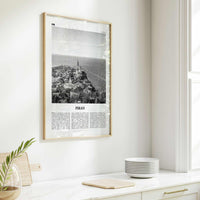 Piran Print Black and White, Piran Wall Art, Piran Poster, Piran Photo, Piran Wall Décor, Pirano, Slovenia, Coastal–Karst