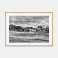 Pismo Beach Landscape B&W Poster