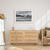 Pismo Beach Landscape B&W Poster
