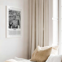 Pistoia Print Black and White, Pistoia Wall Art, Pistoia Poster, Pistoia Photo, Pistoia Wall Décor, Pistoia Map, Italy