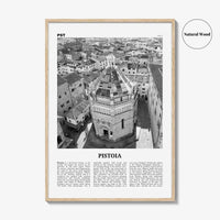 Pistoia Print Black and White, Pistoia Wall Art, Pistoia Poster, Pistoia Photo, Pistoia Wall Décor, Pistoia Map, Italy