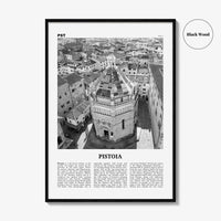 Pistoia Print Black and White, Pistoia Wall Art, Pistoia Poster, Pistoia Photo, Pistoia Wall Décor, Pistoia Map, Italy