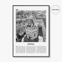 Pistoia Print Black and White, Pistoia Wall Art, Pistoia Poster, Pistoia Photo, Pistoia Wall Décor, Pistoia Map, Italy