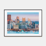 Pittsburgh Landscape Color Poster