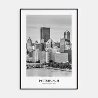 Pittsburgh Portrait B&W No 2 Poster