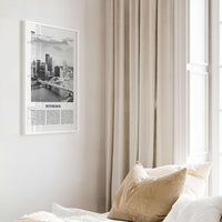 Pittsburgh Print Black and White No 1, Pittsburgh Wall Art, Pittsburgh Poster, Pittsburgh Photo, Pennsylvania, USA, United States