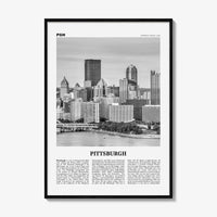 Pittsburgh Print Black and White No 2, Pittsburgh Wall Art, Pittsburgh Poster, Pittsburgh Photo, Pennsylvania, USA, United States