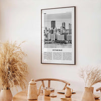 Pittsburgh Print Black and White No 2, Pittsburgh Wall Art, Pittsburgh Poster, Pittsburgh Photo, Pennsylvania, USA, United States