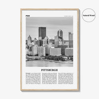Pittsburgh Print Black and White No 2, Pittsburgh Wall Art, Pittsburgh Poster, Pittsburgh Photo, Pennsylvania, USA, United States