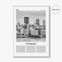 Pittsburgh Print Black and White No 2, Pittsburgh Wall Art, Pittsburgh Poster, Pittsburgh Photo, Pennsylvania, USA, United States