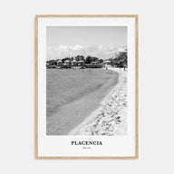 Placencia Portrait B&W Poster