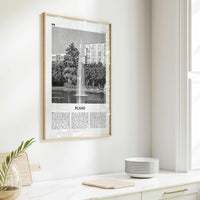 Plano Print Black and White, Plano Wall Art, Plano Poster, Plano Photo, Plano Wall Décor, Texas, USA, United States