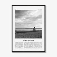 Plattsburgh Print Black and White, Plattsburgh Wall Art, Plattsburgh Poster, Plattsburgh Photo, Plattsburgh Wall Décor