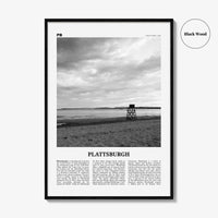 Plattsburgh Print Black and White, Plattsburgh Wall Art, Plattsburgh Poster, Plattsburgh Photo, Plattsburgh Wall Décor