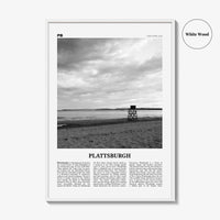 Plattsburgh Print Black and White, Plattsburgh Wall Art, Plattsburgh Poster, Plattsburgh Photo, Plattsburgh Wall Décor