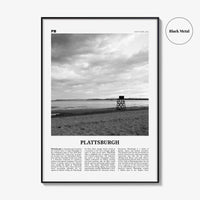 Plattsburgh Print Black and White, Plattsburgh Wall Art, Plattsburgh Poster, Plattsburgh Photo, Plattsburgh Wall Décor