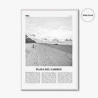 Playa del Carmen Print Black and White, Playa del Carmen Wall Art, Playa del Carmen Poster, Playa del Carmen Photo, Solidaridad, Mexico
