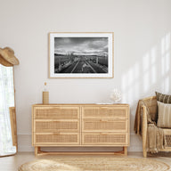 Playa Del Rey Landscape B&W Poster
