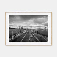 Playa Del Rey Landscape B&W Poster