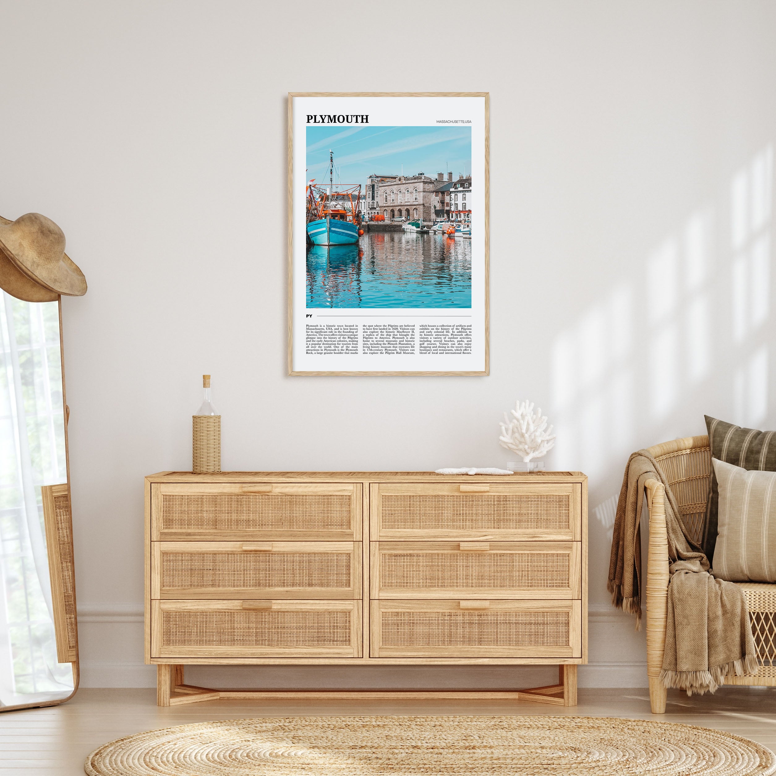 Plymouth Travel Color Poster