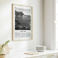 Point Lobos Print Black and White, Point Lobos Wall Art, Point Lobos Poster, Point Lobos Photo, Point Lobos Wall Décor, Point Lobos Map